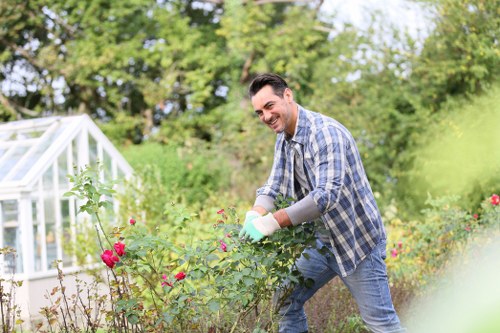 Safety inspection and compliance paperwork for gardening work